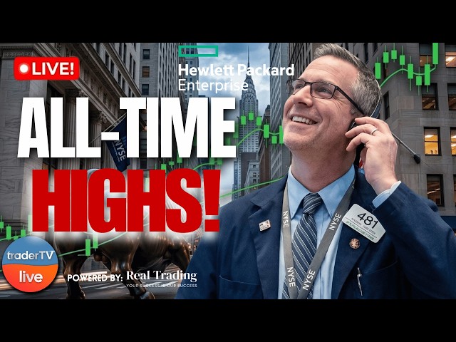 More All-time Highs! $HPE Earnings, $NVDA Rally, JOLTS Report Today | Stock Market Live