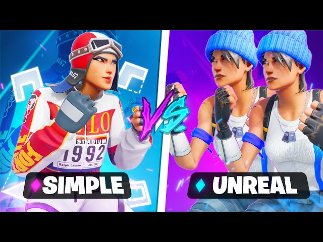 1 SIMPLE EDIT PRO vs 2 UNREAL PROS!