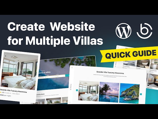 Sitio web de alquiler a corto plazo en WordPress para múltiples propiedades: Tutorial