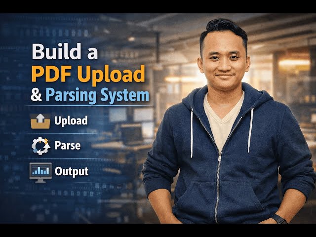Building a PDF Upload and Parsing System with Django/Python - Step by Step Backend Flow