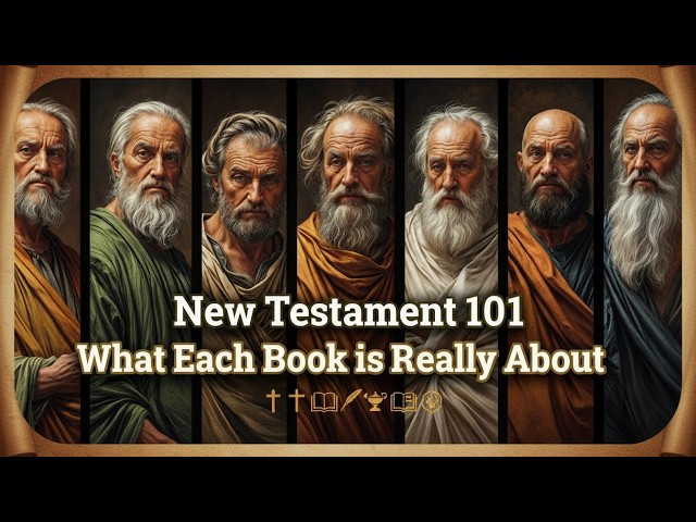New Testament 101: What Each Book is Really About- Must see!