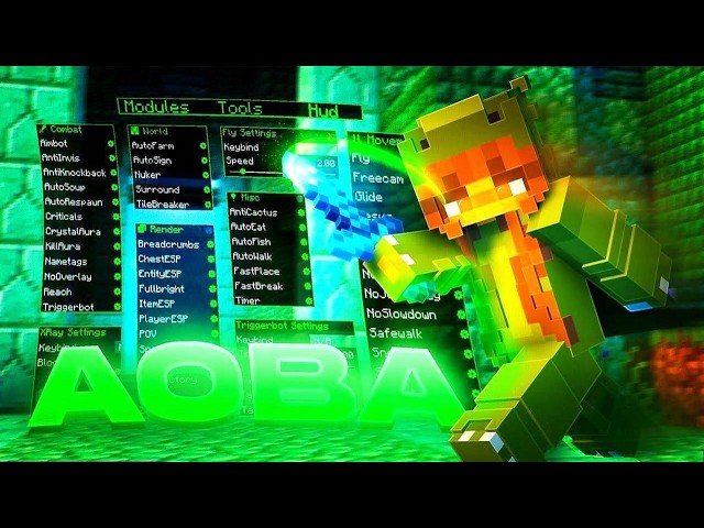 **NEWEST** 26.2 & 26+ BEST Free Hack Client - Minecraft Java Edition (Aoba)