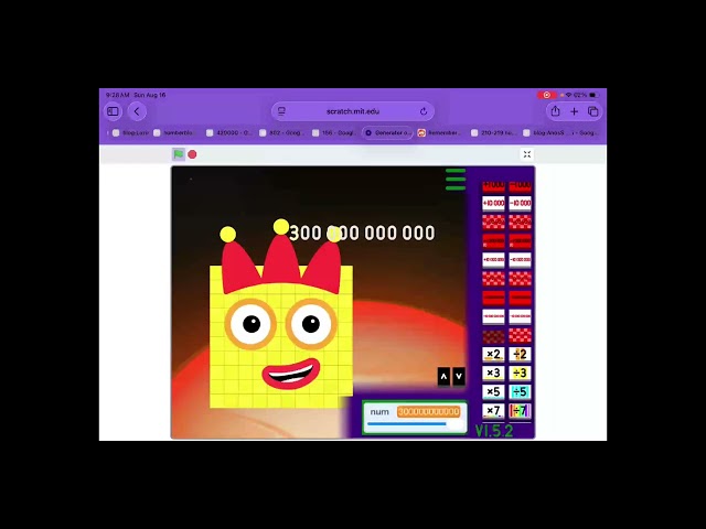 NUMBERBLOCKS! | Exploring The Numberblocks Generator on Scratch! (Part 1) Getting to Know the Game