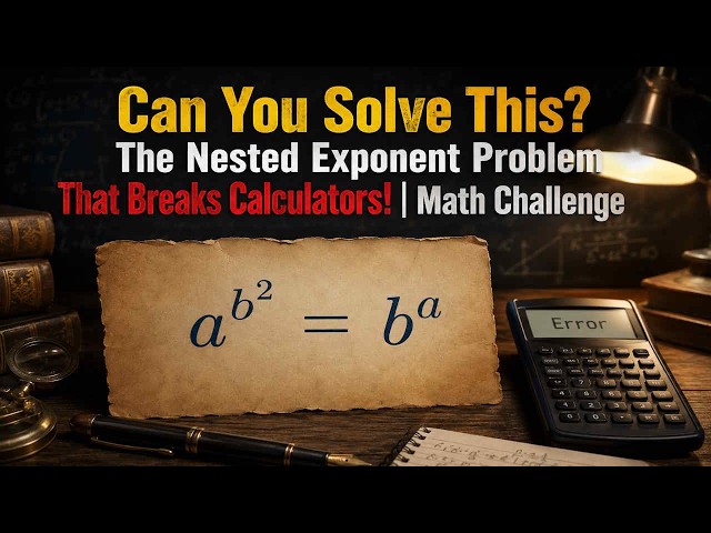 Can You Solve This? The Nested Exponent Problem That Breaks Calculators! | Math Challenge
