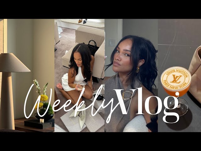 weekly vlog | can't believe this is my life + new hair + LV cafe + reset & more! allyiahsface vlog