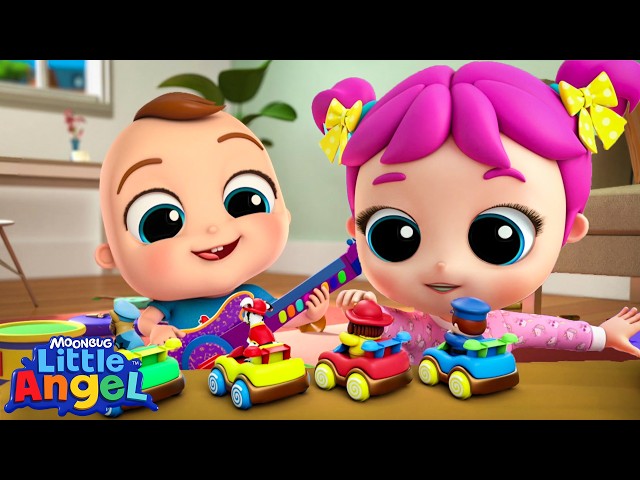 Clean Up Time! 🧹 Easy Tidy Up Song for Toddlers | Little Angel Nursery Rhymes & Kid Songs