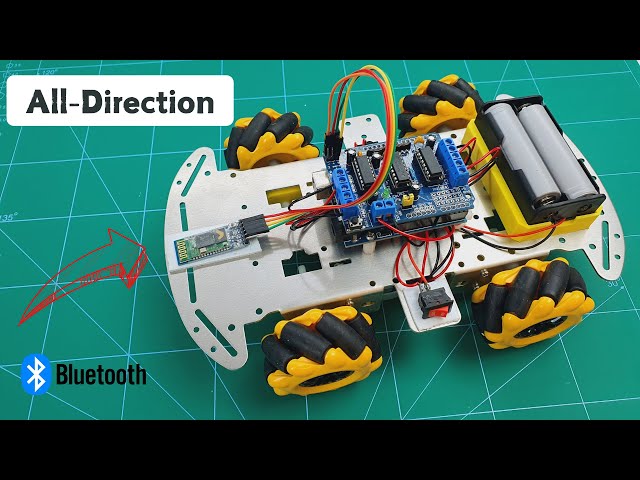 Arduino Mecanum Wheels Robot | Bluetooth Car
