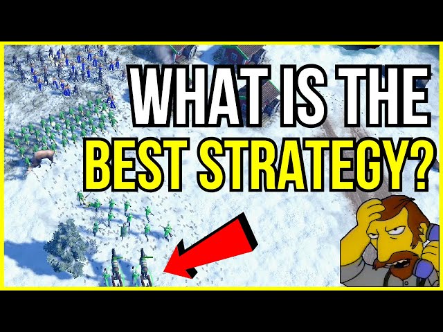 What Is The Best Strategy In AOE3DE?