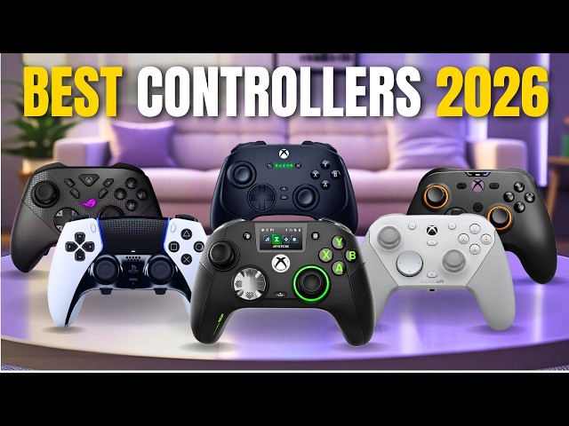 Top 6 Best Gaming Controllers for PC & Xbox in Early 2026