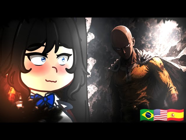 🇧🇷/🇺🇸/🇪🇸 DanMachi React to Bell As Saitama – Gacha React