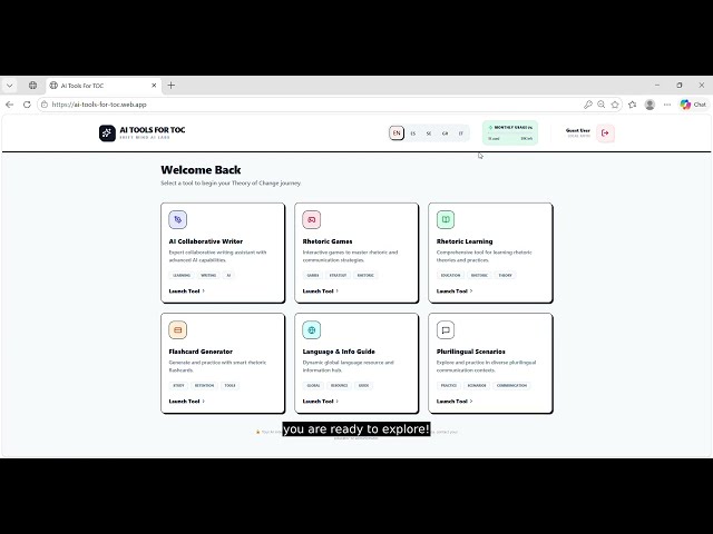 AI Tools Platform | Introductory Tutorial (EN)