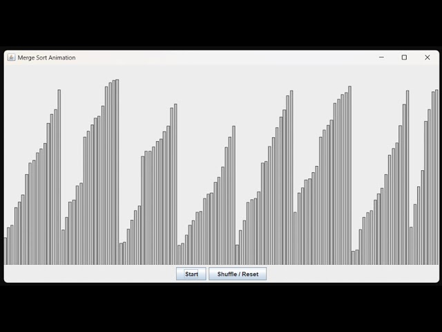 Merge Sort Animation/Visualization