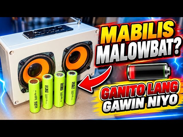 Paano Mag-upgrade ng Battery ng Bluetooth Speaker?