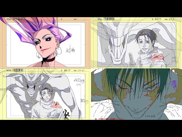Jujutsu Kaisen season 3 - MAPPA's best sakuga (key animation)