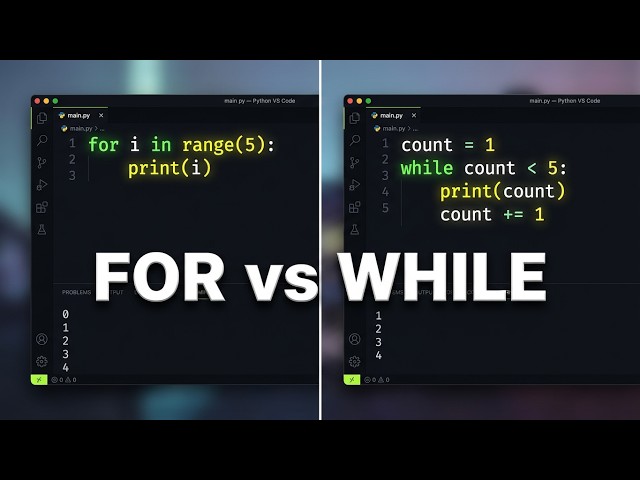 🔁 Looping Statements in Python | for Loop, while Loop
