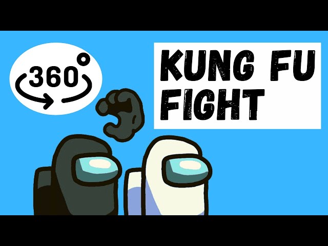 Kung fu Fight impostor VS Crewmate | Among us 360 video | 3D Animation |