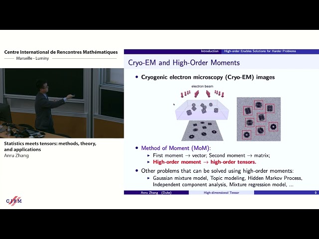 Anru Zhang: Statistics meets tensors: methods, theory, and applications
