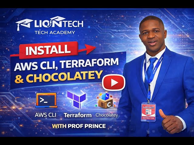 Install AWS CLI + Terraform + Chocolatey (Windows) | Step-by-Step Setup with Prof Prince