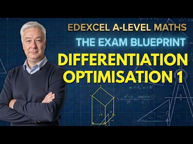 Differentiation Optimisation Volume & Area: Edexcel A-Level | Exam Blueprint