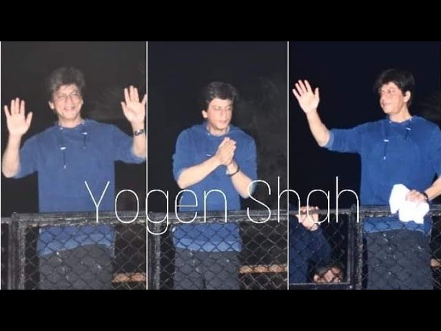 Happy Birthday SRK | Shah Rukh Khan Birthday Celebration 2018 | SRK Waves His Fans