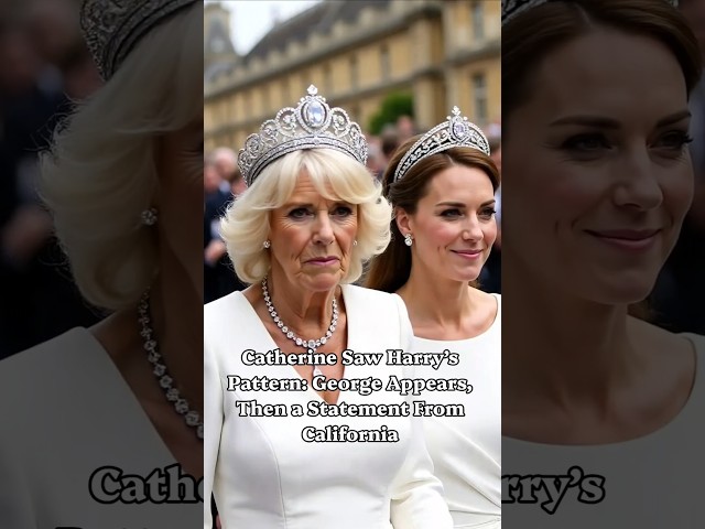 Catherine Saw Harry’s Pattern: George Appears, Then a Statement From California #camilla #kate #anne