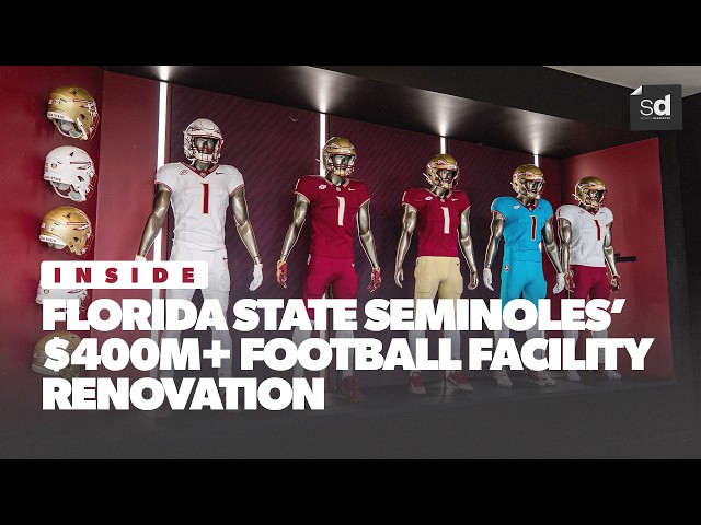 Inside the FLORIDA STATE SEMINOLES’ $400,000,000+ FOOTBALL Facility Upgrades | Royal Key