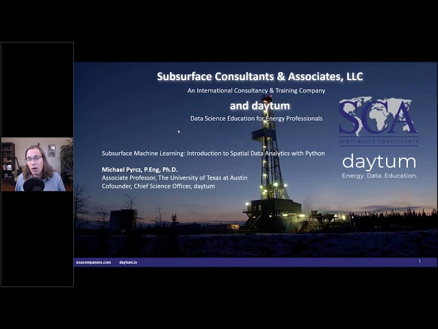 Subsurface Machine Learning: Introduction to Spatial Data Analytics with Python