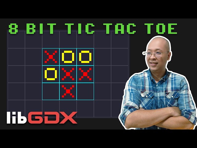 Making an 8-bit Tic Tac Toe Game in Java libGDX - Step by Step Tutorial!