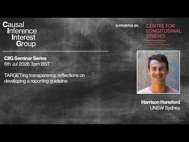 Harrison Hansford | TARGETing transparency: reflections on developing a reporting guideline