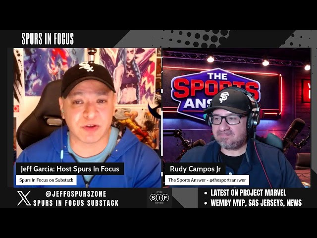 Spurs In Focus Live - Project Marvel Drama and MVP for Wemby?