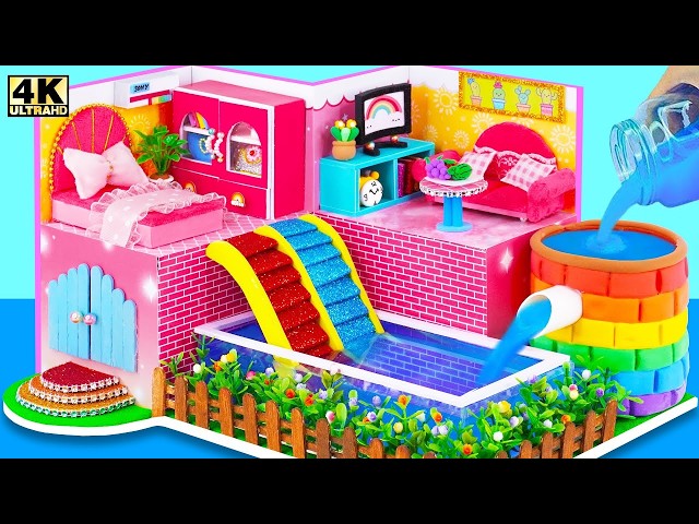 Build Automatic Rainbow Well Supplies Water to Swimming Pool in Pet House ❤️ DIY Miniature House