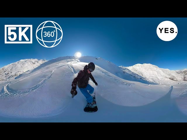 Ski French Alps | Val Thorens Off-Piste in Virtual Reality