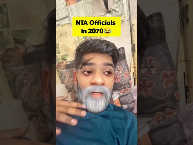 🤣NTA officials in 2070 | Funny IIT JEE meme😂🔥| JEE Mains 2025 | JEE 2026 | JEE 2027