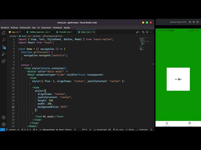 Como Crear Un Modal en , Tutorial  React Native Expo #expo #programming #react #reactnative