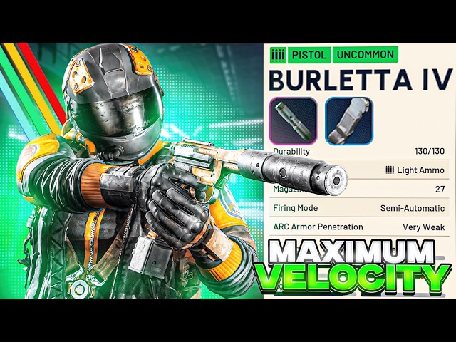 NEW S-tier BURLETTA MAXIMUM VELOCITY COMBO is OVERPOWERED | PvP + Looting | ARC RAIDERS