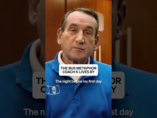 Life Advice from Coach K