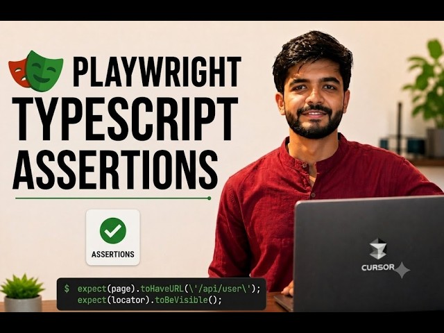How to Use Assertions in Playwright TypeScript | expect(), toBeVisible, toHaveURL & More