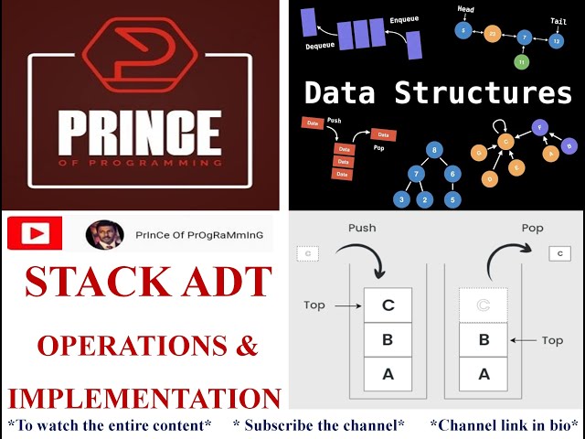 STACK ADT | ARRAY IMPLEMENTATION OF STACK | LIST IMPLEMENTATION OF LIST | CS3301 DATA STRUCTURES