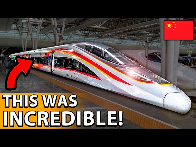 I Tried China’s INSANE 350 km/h Business Class Bullet Train