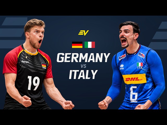 Germany vs Italy Epic Volleyball Battle Highlights