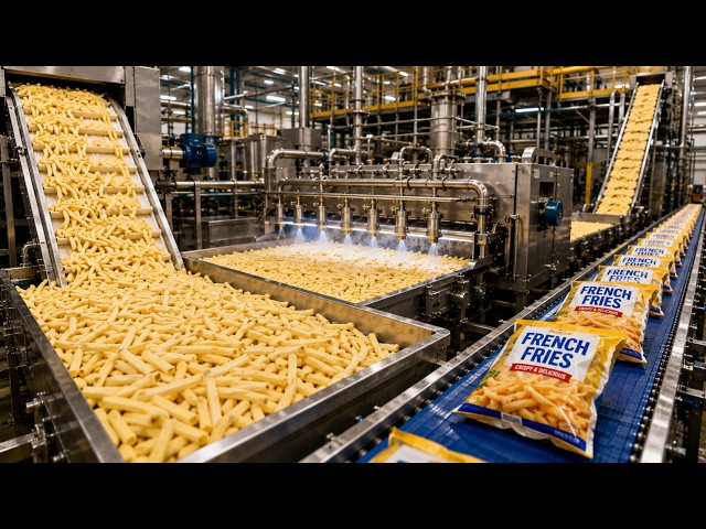 Inside a High-Speed Factory Making Millions of Frozen French Fries