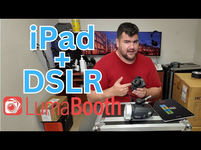 How to use a DSLR camera with and iPad Photo Booth - LUMABOOTH AND CANON R100