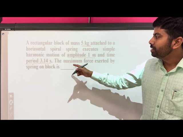 Spiral Spring Executes Simple Harmonic Motion | A  Level Physics, IBDP Physics