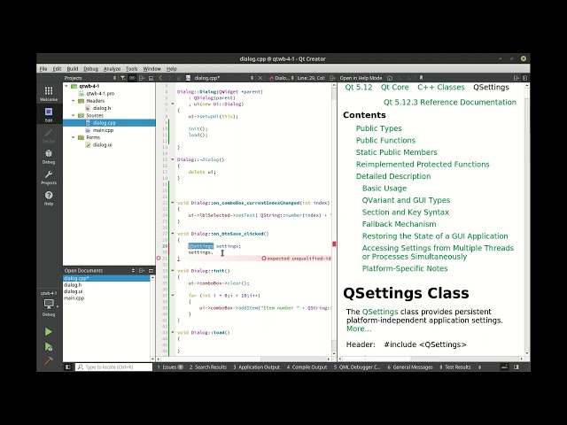 QComboBox - Udemy Preview - Qt Widgets for Beginners