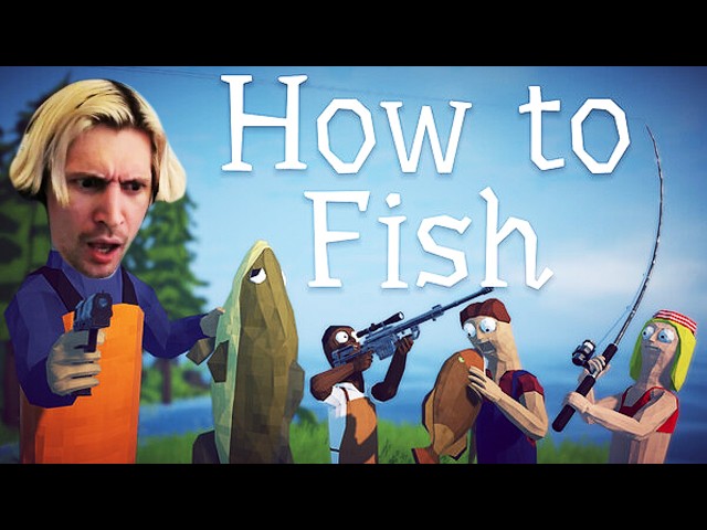 xQc Plays HOW TO FISH with Friends!