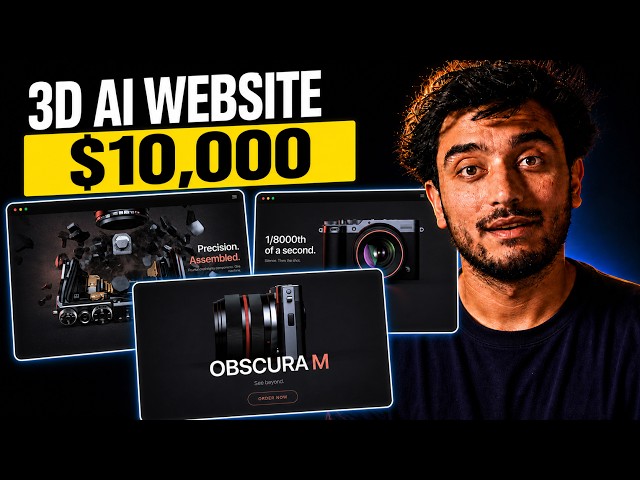 How I Build 3D Cinematic Motion Websites using Claude (FREE)