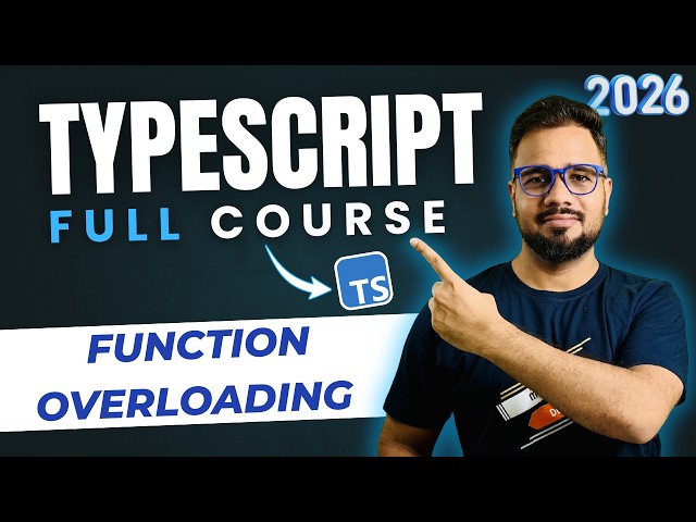 TypeScript Tutorial #28 - Function Overloading in TypeScript