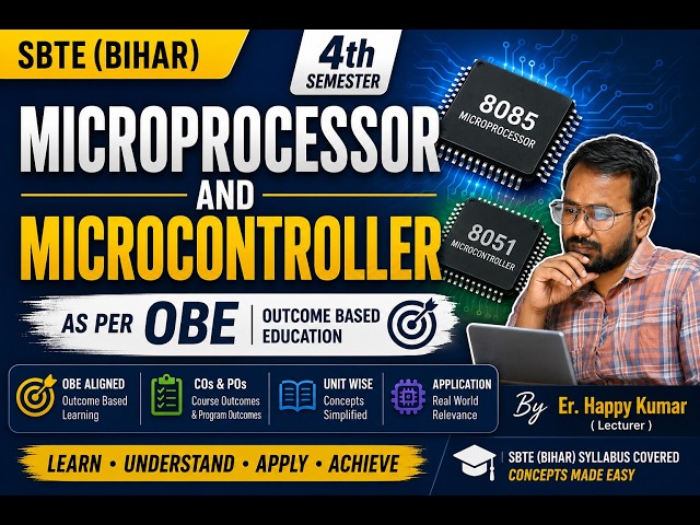 Microprocessor & Microcontroller 4th Semester