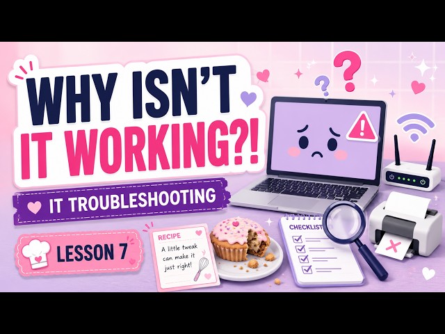 IT Troubleshooting Basics for Beginners | How to Fix Computer Problems Step by Step