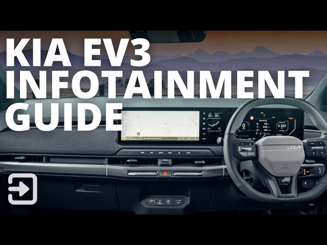 Kia EV3 2025 Infotainment Guide | System Walkthrough & App